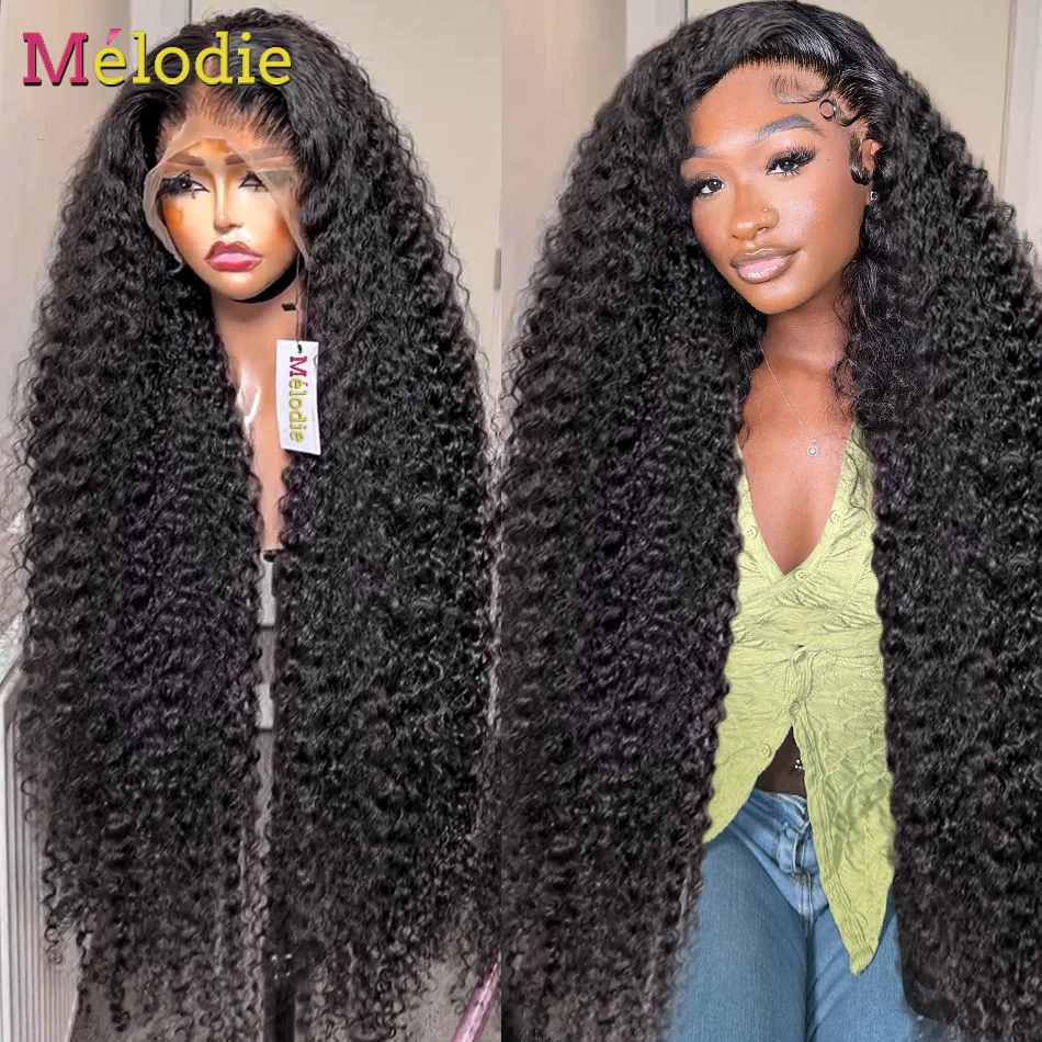 Human hair wig 250% Water Wave 13x6 Lace Front Loose Deep Wave Curly 5x5