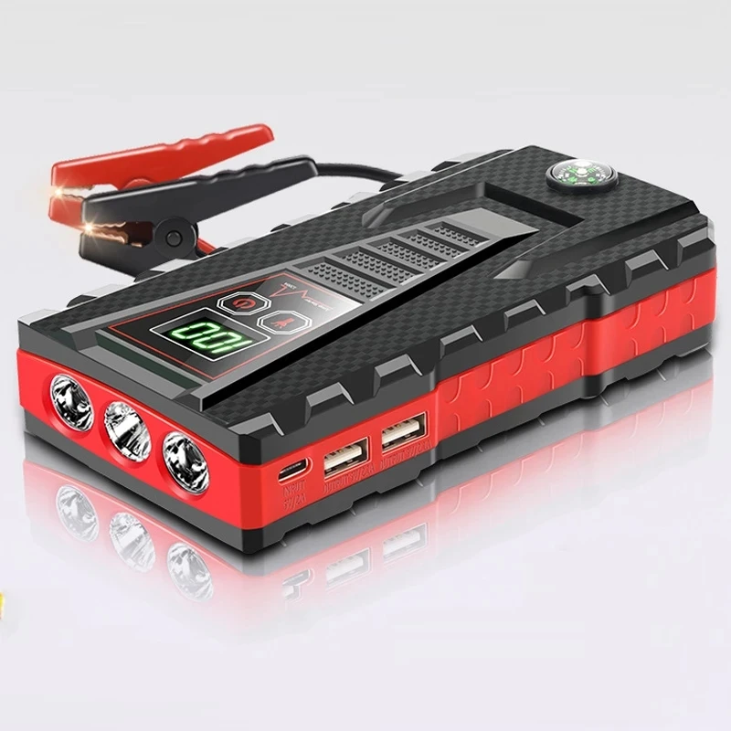 99800mah 12v Tragbare Auto-Starthilfe Jumpstarter Multifunktions- Autobatterie-Booster-Ladegerät Notstromstation Bankgerät