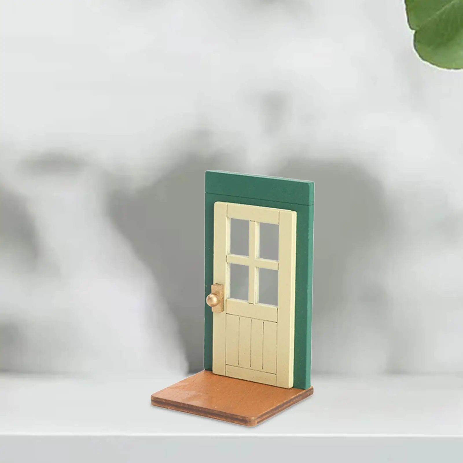 Dollhouse Miniature Door Miniature Dollhouse Furniture Scenery Supplies Children Living Room Decoration Preschool Dollhouse Door