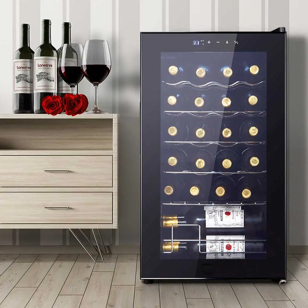 70L Constant Temperature Wine Cabinet Intelligent Wine Cooler Household Electric Tea Drink Refrigerator Vitrine Refrigere