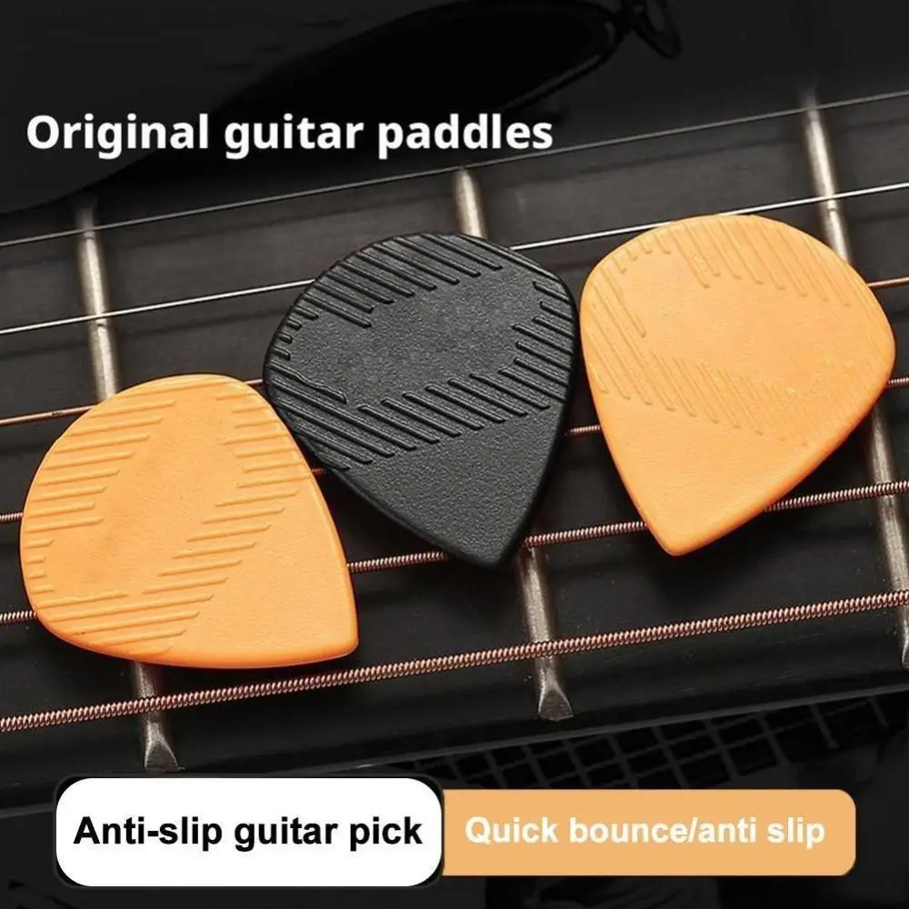 Guitar Pick Non Slip Strumming 1.4mm Nylon Shrapnel Replacement Plectrum Picks for Guitar Bass Beatpick Accessories 10Pcs