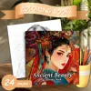 1pc Ancient Beauty coloring Book 24 Pages illustration Creative Relaxation Perfect Self-painting book For Kids And Adult 2