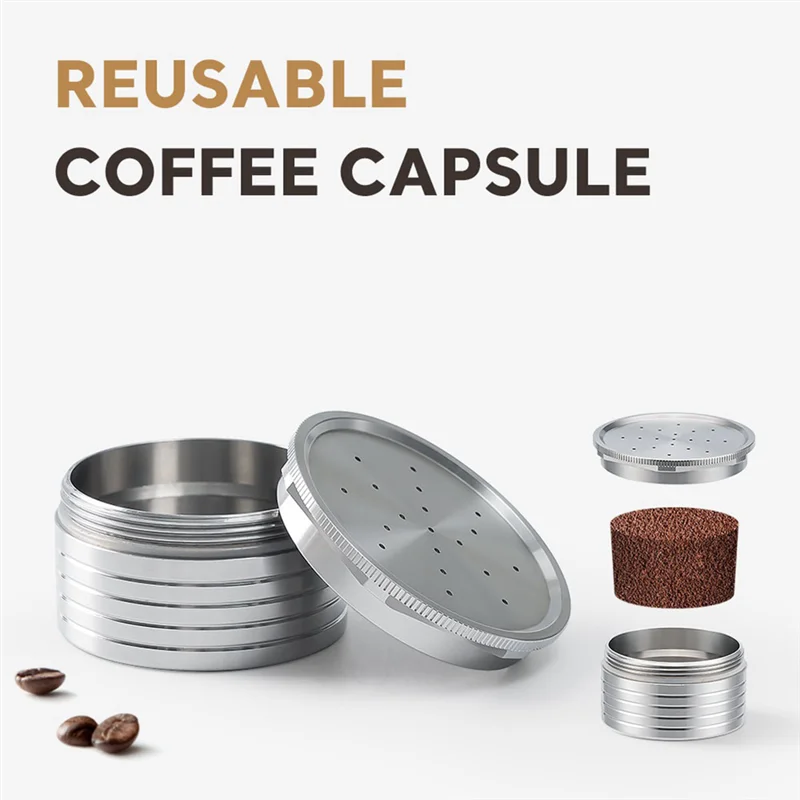 For Essse Espresso Caffe-S.12 Machine Stianless Steel Reusable Coffee Capsule Espresso Coffee Filter Pods#ABGP