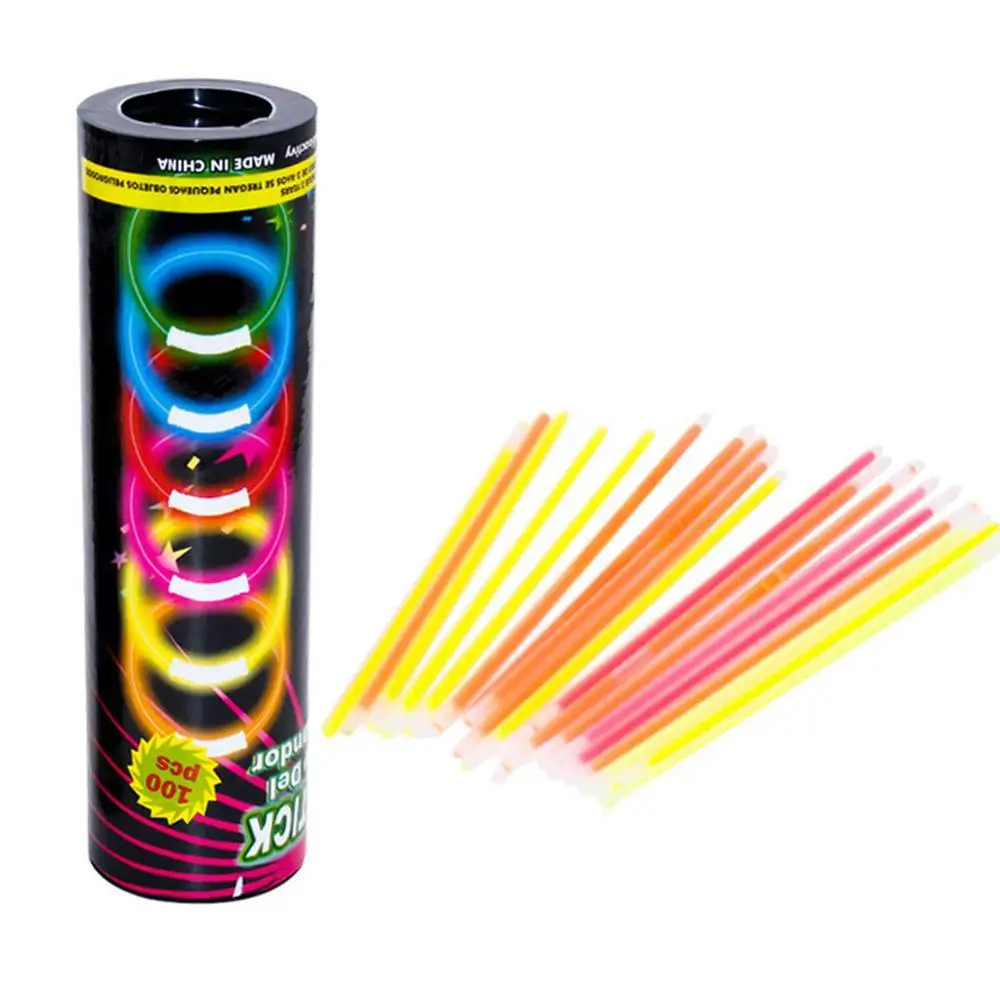 Amazon.com: 500 Glow Sticks Party Pack Necklaces And Bracelets - Ultra  Bright Glow in The Dark Party Supplies, Bulk 8” Mixed Colors 200 Sticks And  300 Accessories - for Halloween, Christmas, Birthday : Toys & Games