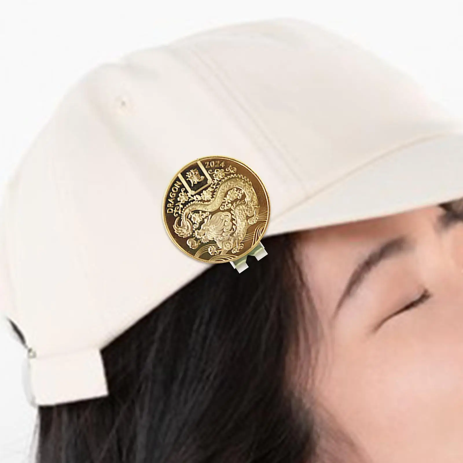 Golf Ball Marker Hat Clip Men Women Golf Cap Clip Novelty Accessories