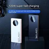 200000mAh Power Bank 120W High Capacity Super Fast Charging Power Bank Portable Battery Charger For iPhone Samsung Huawei Xiaomi 5