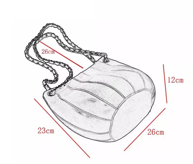 PNDME Organizer-Designer handgefertigte Damen-Umhängetasche aus echtem Leder mit Kette, modische Luxus-Handtasche aus echtem Rindsleder zum Nähen für den Alltag – Detail 1