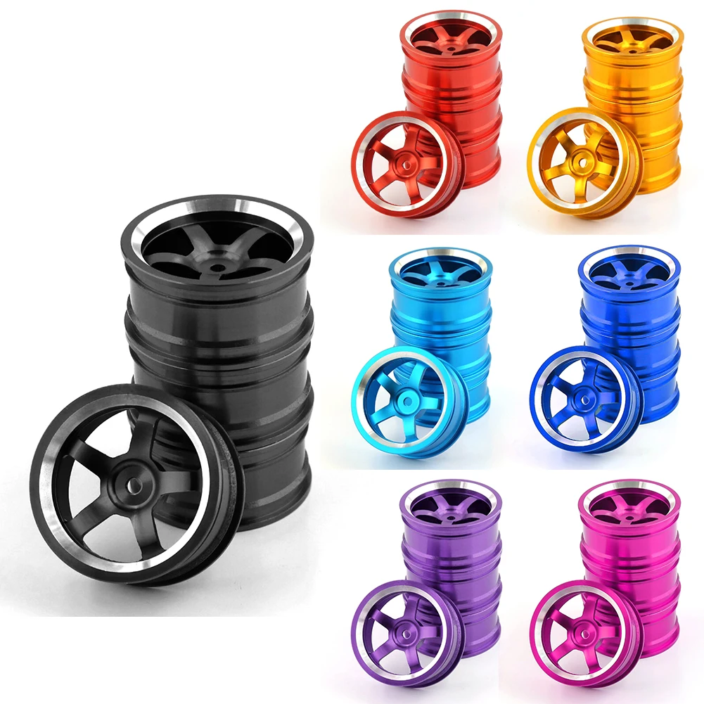 

Aluminum Alloy Wheel Rim Offset Replace Parts 94123 94122 Compatible For HPI HSP 1/10 Scale On-Road RC Car