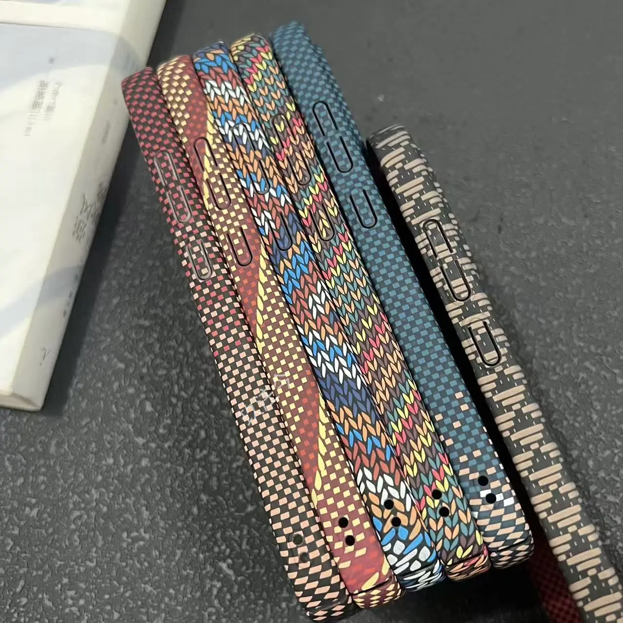 Matte Carbon Fiber Texture Ultra-Thin Shockproof Phone Case