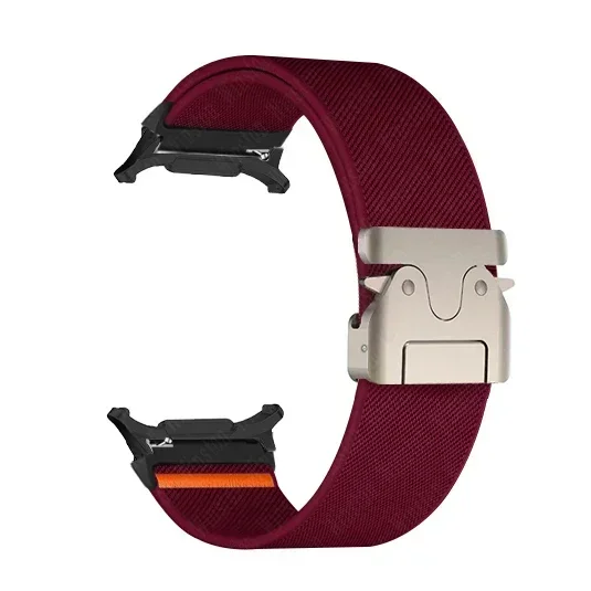 Braided Elastic Nylon Watchband - No-Gap Strap