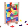 New Children's Puzzle 3D Tetris Parent Child Interactive Desktop Game Puzzle Toy 5