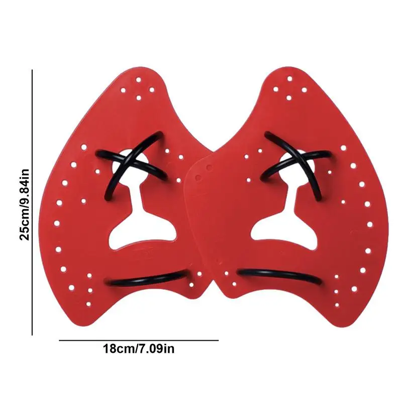 Swim Paddles For Lap Swimming Ergonomic Soft Multifunctional