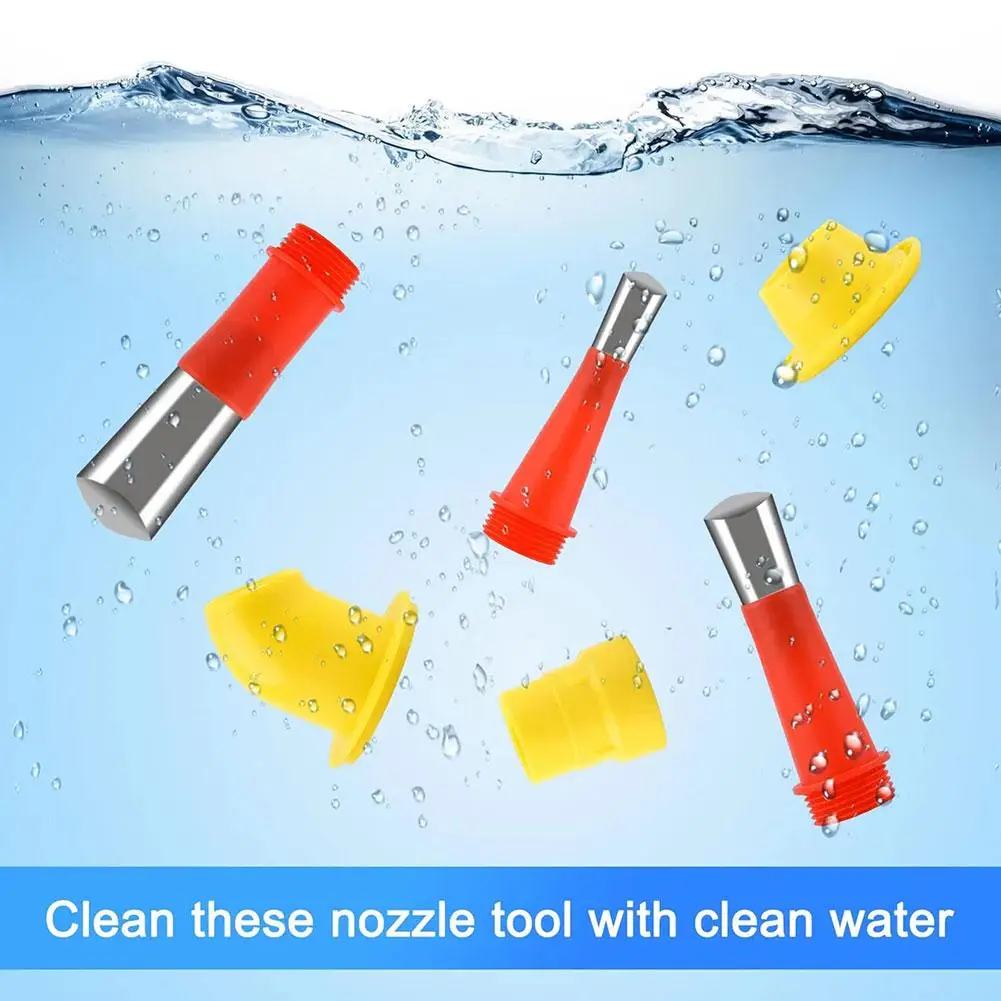 14+6PCS StainlessSteel Caulk Nozzle Applicator Caulking Finishing Finisher Silicone Sealant Sink Tool Bathroom Kitchen Tool 5