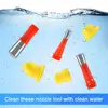 14+6PCS StainlessSteel Caulk Nozzle Applicator Caulking Finishing Finisher Silicone Sealant Sink Tool Bathroom Kitchen Tool 5