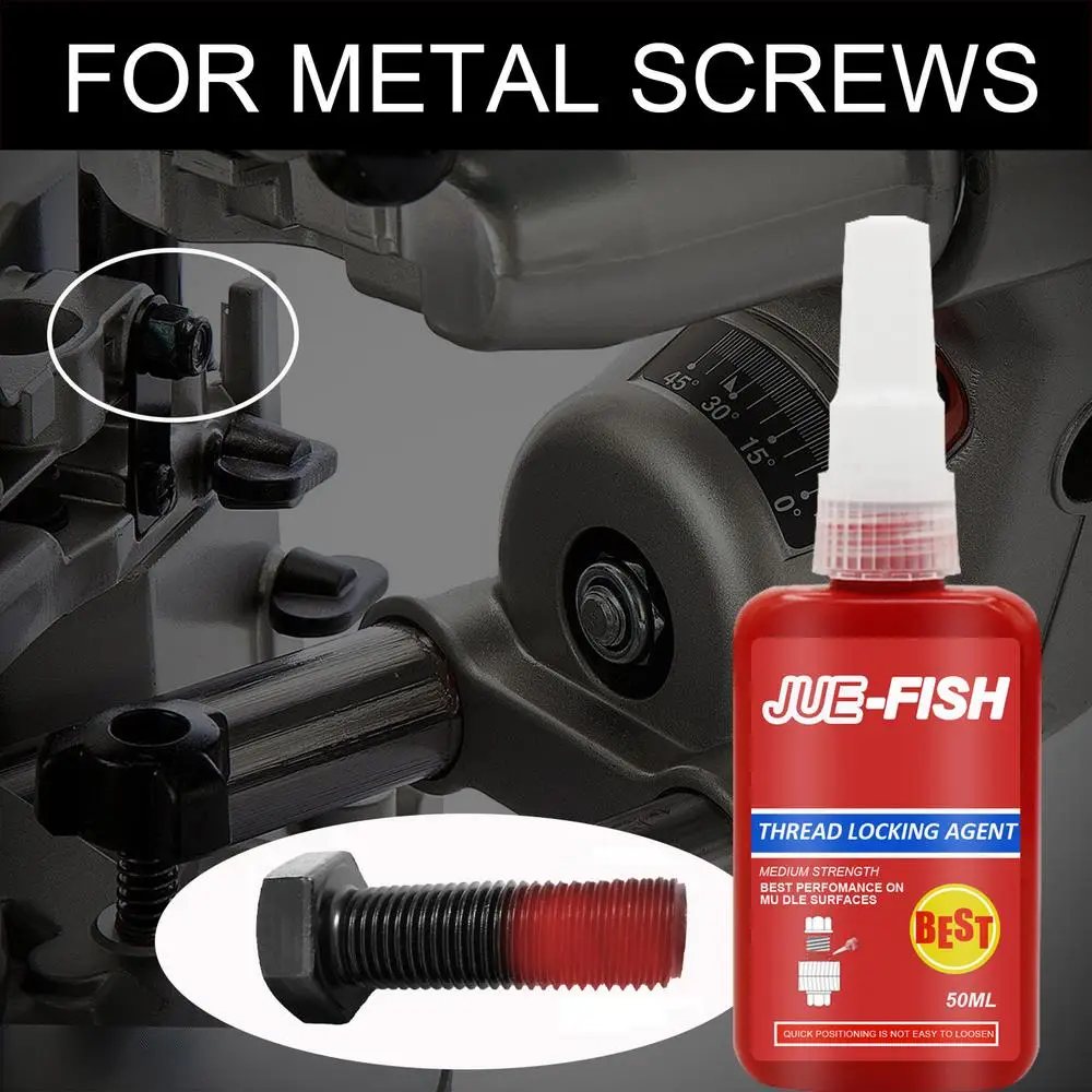 Description Picture 6 of item50ml Metal Glue Screw Glue Repair Sealant 50ml Multifunctional Super Glue Adhesive Home Supplies Screw Accessories