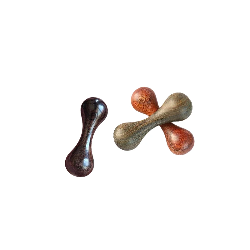 Knucklebone Sandelholz Fingertip Top Baole Bead Begleri Toy Knucklebone Finger Limit EDC Anti Stress Autismus ADHS Fingerübung – Detail 7
