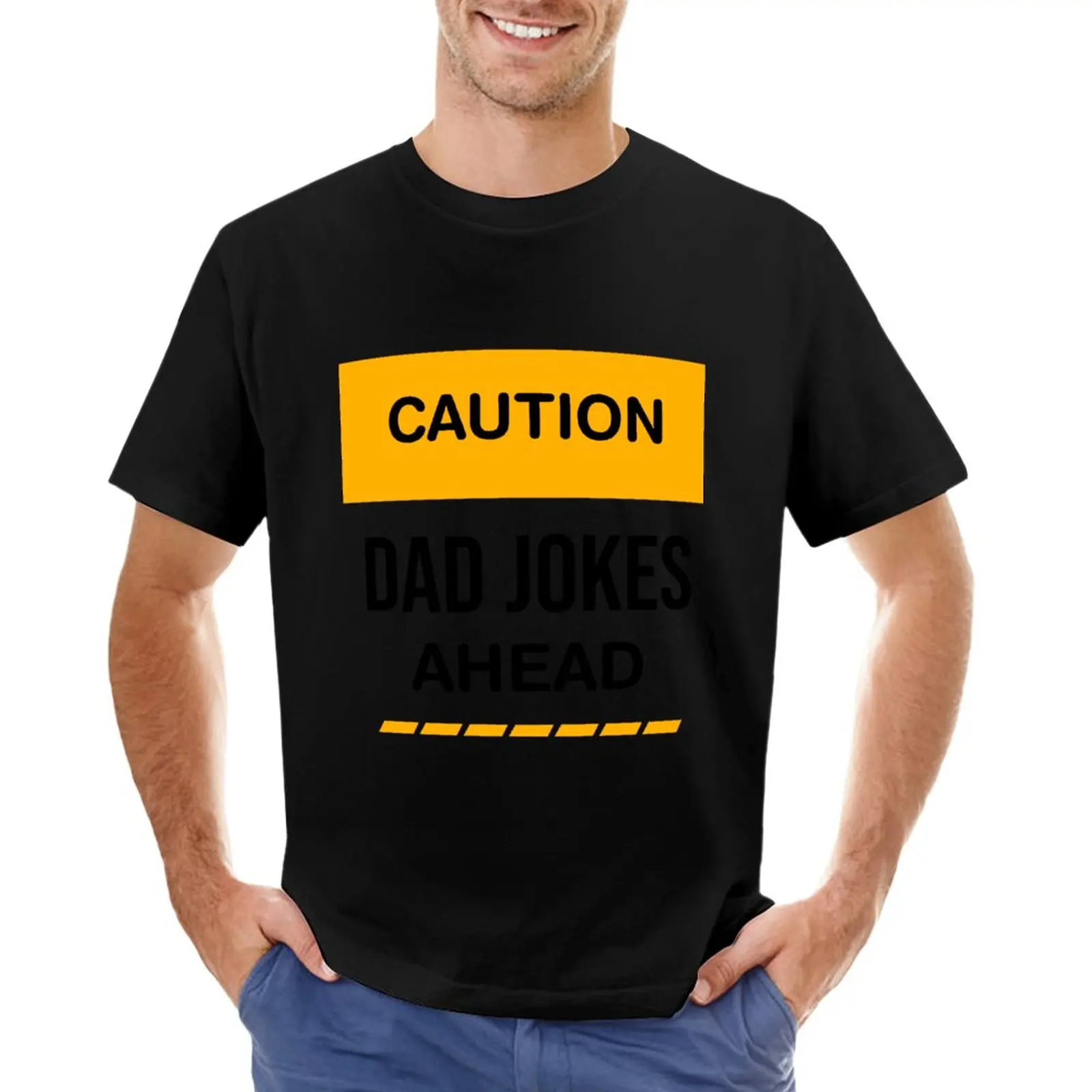 

Caution Dad Jokes Ahead T-Shirt korean fashion sweat shirt black t-shirts for men