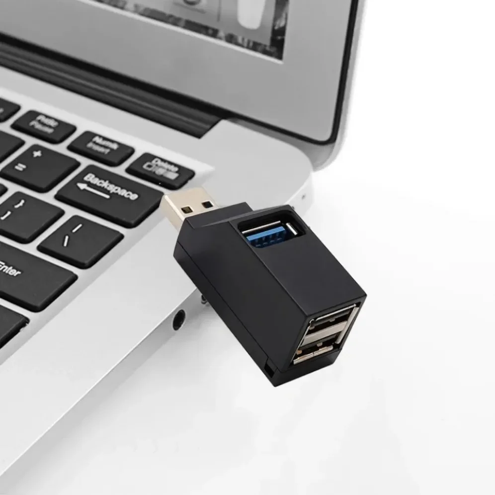 3 Ports High Speed USB 3.0 HUB Adapter Extender Splitter For PC Laptop MacBook P