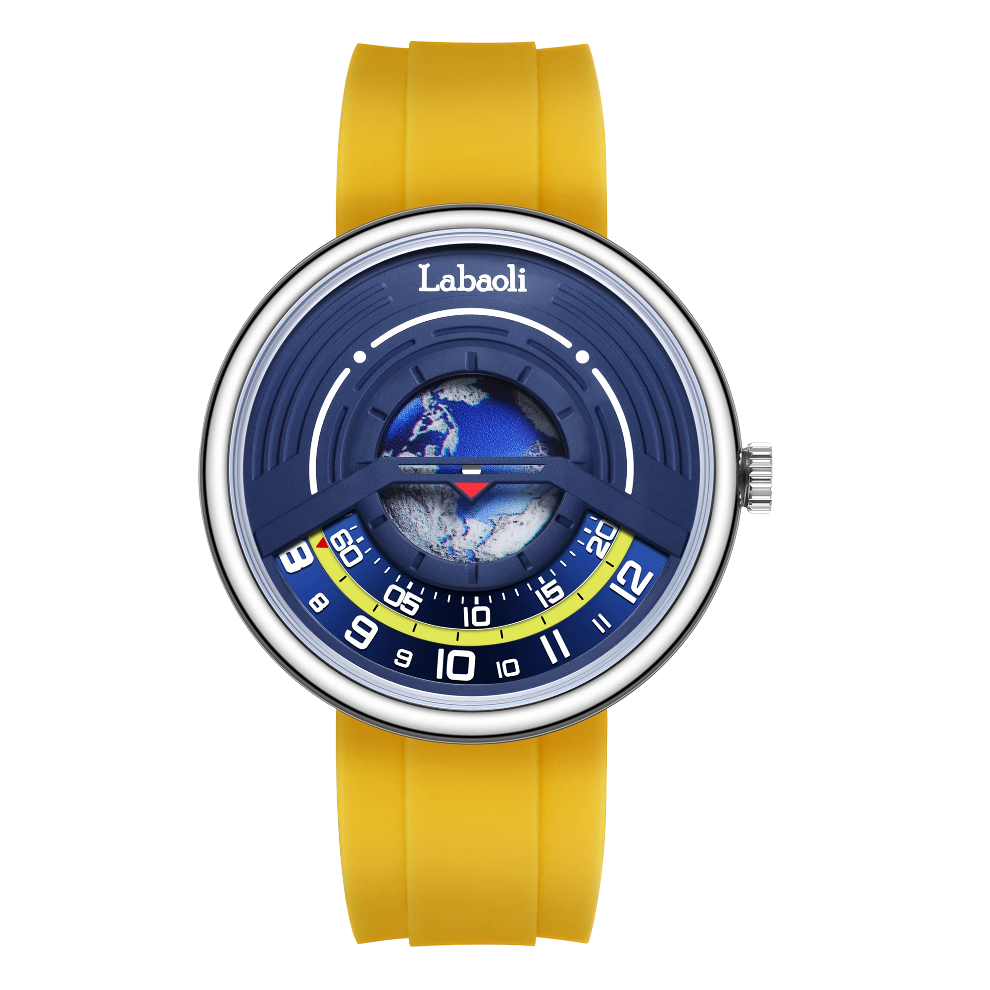 Fashion Earth Mens Quartz Watches Luxury Sport Waterproof Men Wristwatch Innovative Date Clock reloj hombre