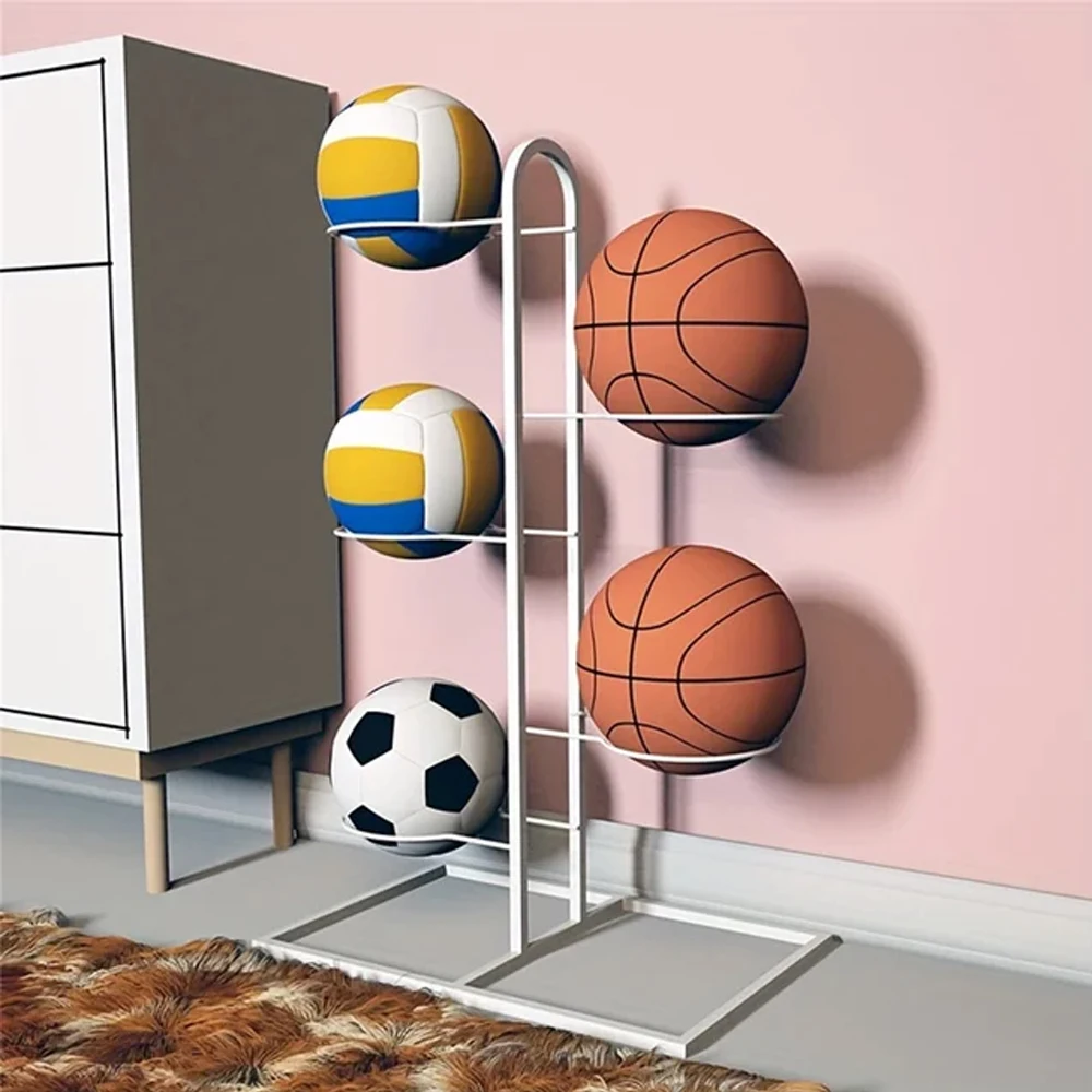 Indoor Children Basketball Storage Rack Put Ball Football Storage Basket Placed Rack Kindergarten Volleyball Stand Holder Space plastic storage rack storage rack hanging storage rack