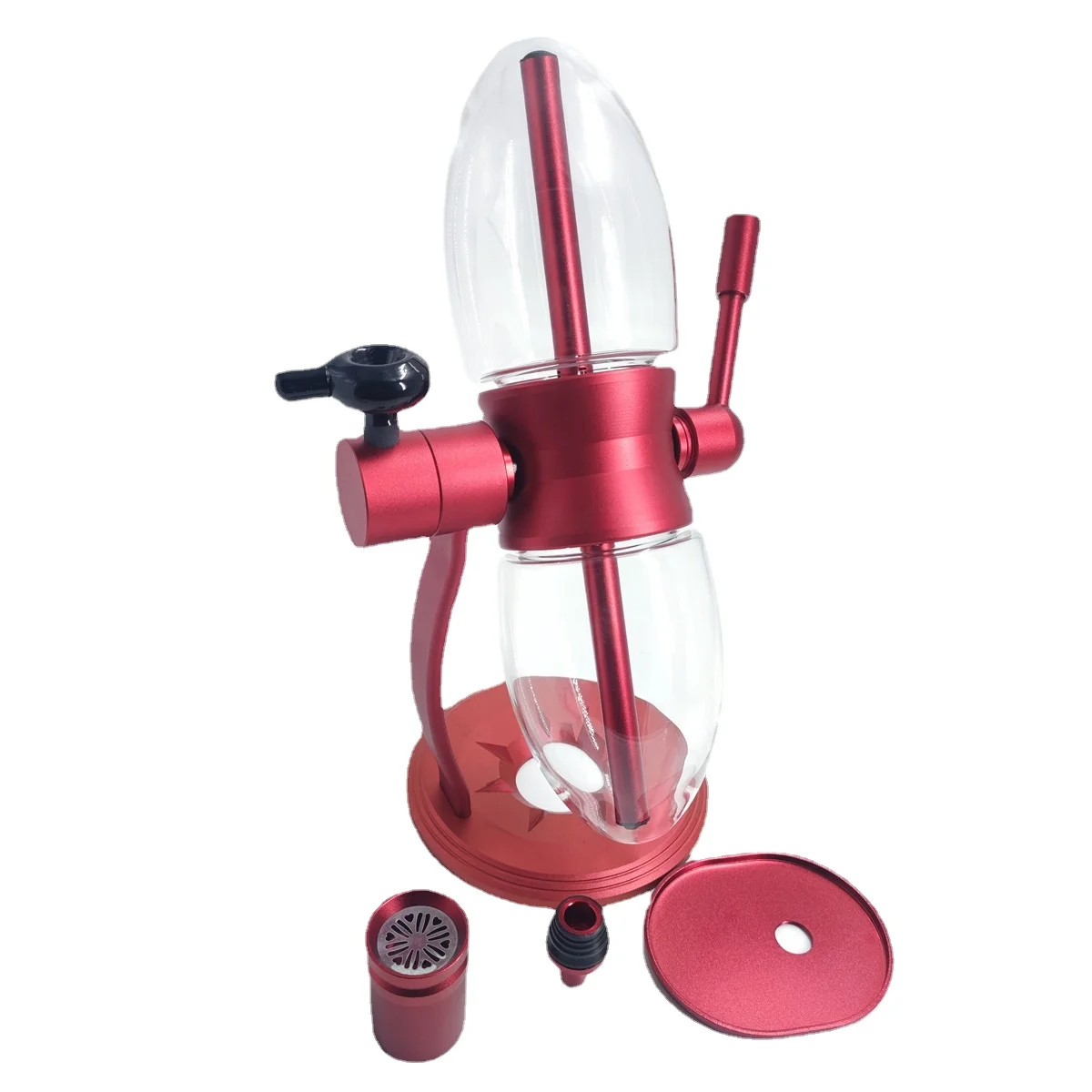 

Standard Size Chicha Bowl 360° Rotation Narguile Glass Shisha Complete Kit Cachimbas Olive Style Gravity Hookah