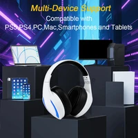 MB 2.4GHz Wireless Gaming Headset with Mic for PS5 PS4 PC Mac Playstation Bluetooth Gaming headphone with Microphone 2