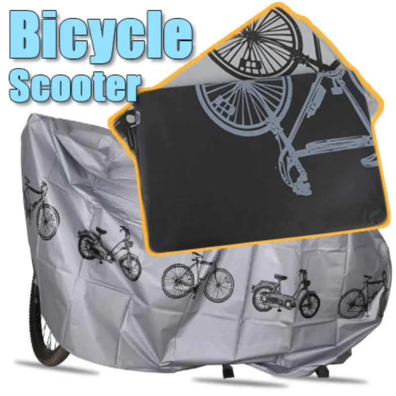 Чехол от дождя для велосипеда, скутера, PEVA 100x21 0 см, пылезащитный чехол, солнцезащитный козырек от солнца, всесезонный чехол для горного велосипеда, мотоцикла