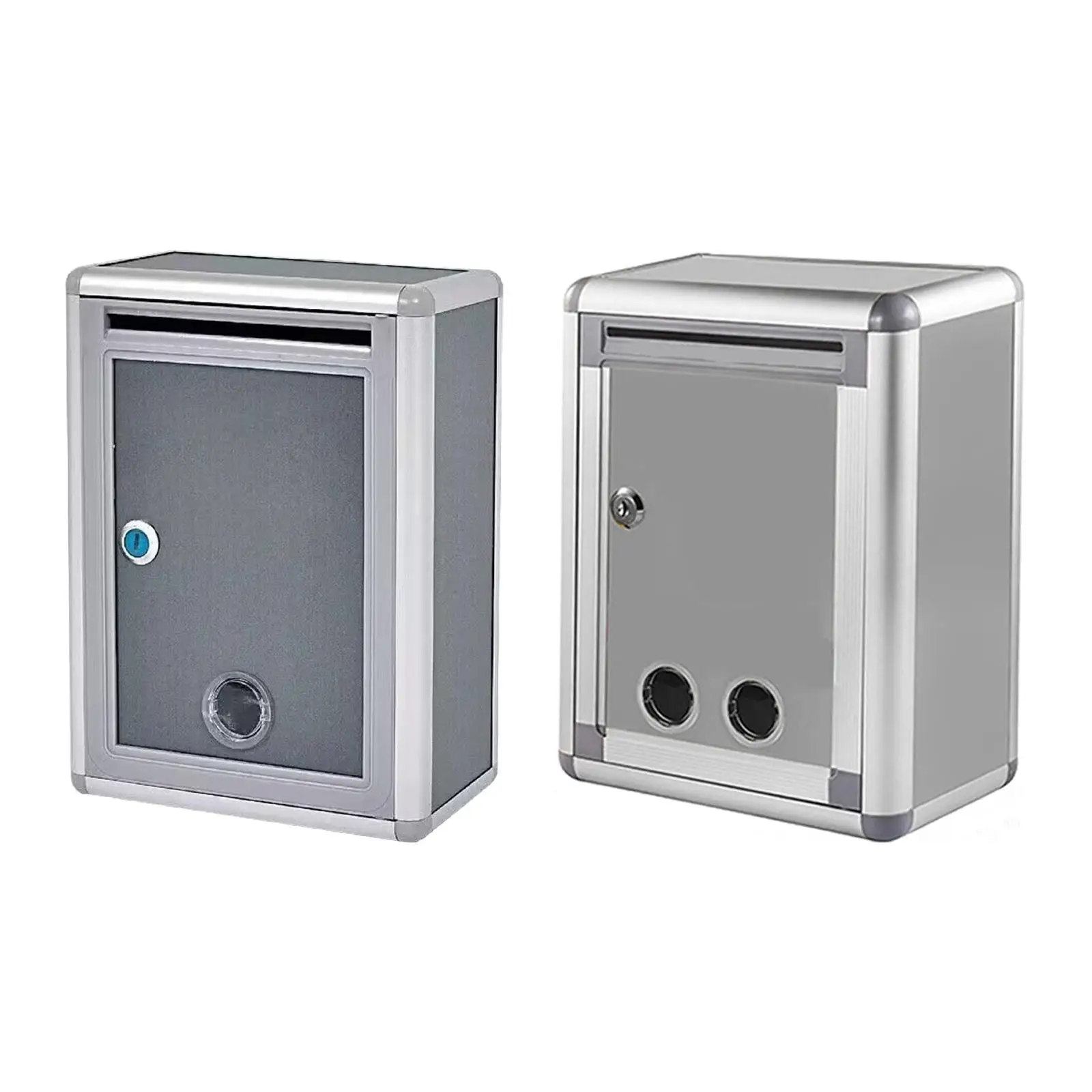 Locking Wall Mounted Mailbox Collection Box Durable Postbox Lockable Mailbox