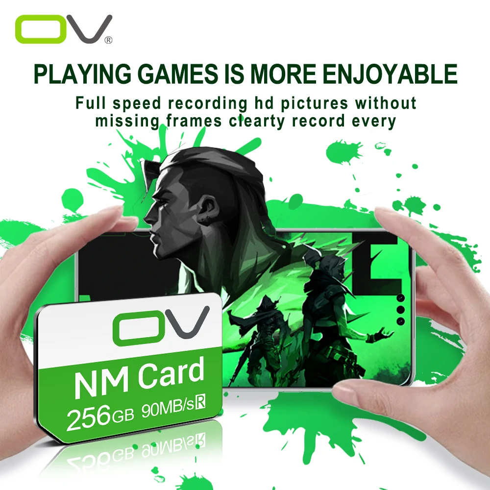 OV   ޸ ũ SD ī,  90 Mb/s NM Nī, ȭ ޴ Ʈ Ƴ P ø, 64GB, 128GB, 256GB