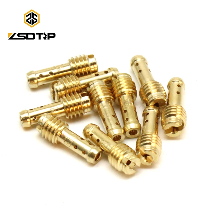 10pcs Pilot Jet 8 Bleed Holes For MIKUNI VM/TM/TMX Carburetor Idle Jet 15-60 motorcycle carburetor