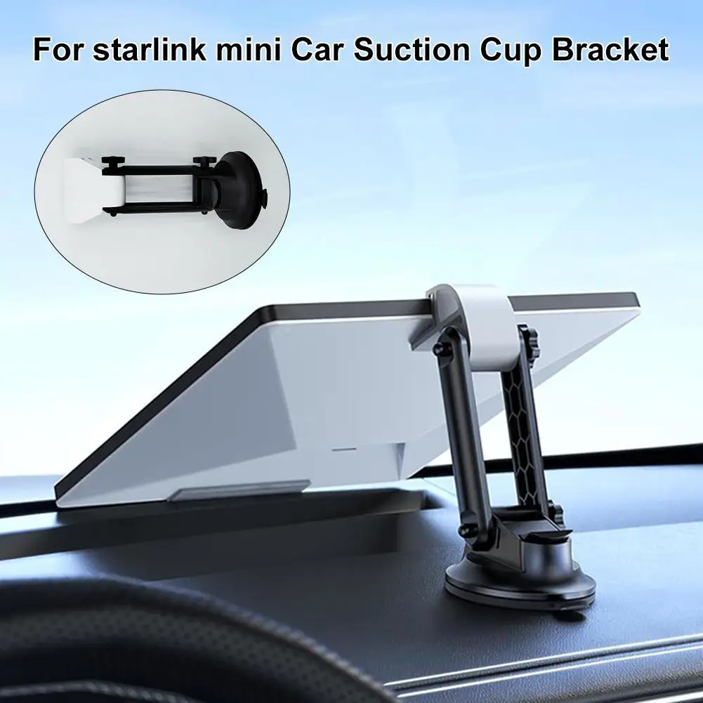 Black Plastic Car Suction Cup Holder For Satellite TV Receiver