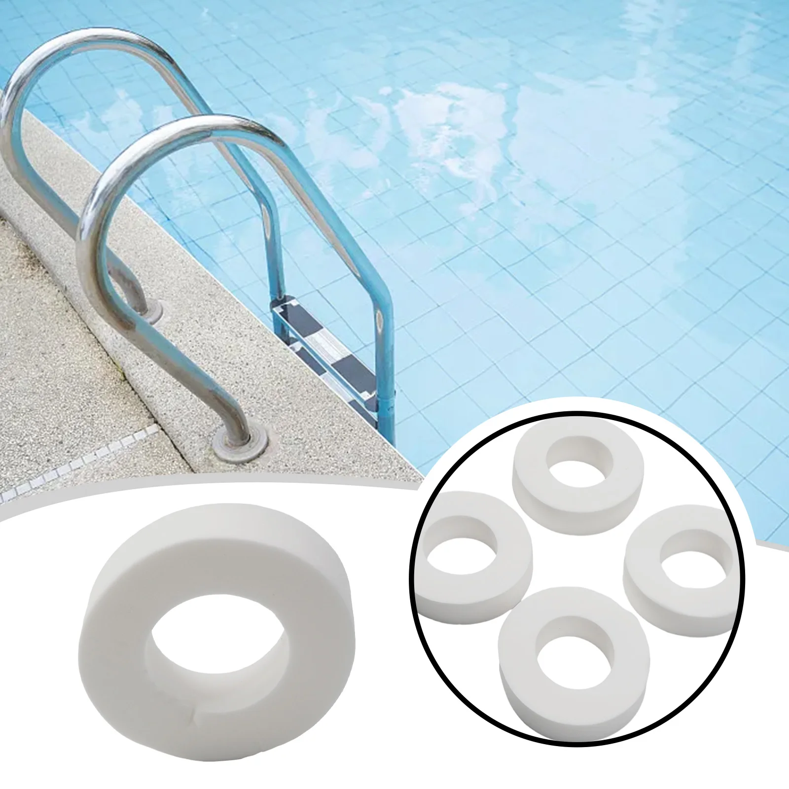 4pcs PVA Climbing Ring For Maytronics For Dolphin 6101611-R4, M200/M400/M500 Swimming Pool Robot Wheel Cover Replacement