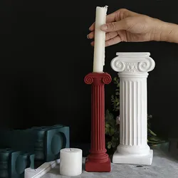 Greek European Style Roman Column Aroma Candle Holder Creative Ornaments Home Decoration Neutral Ornament Set декор для комнаты