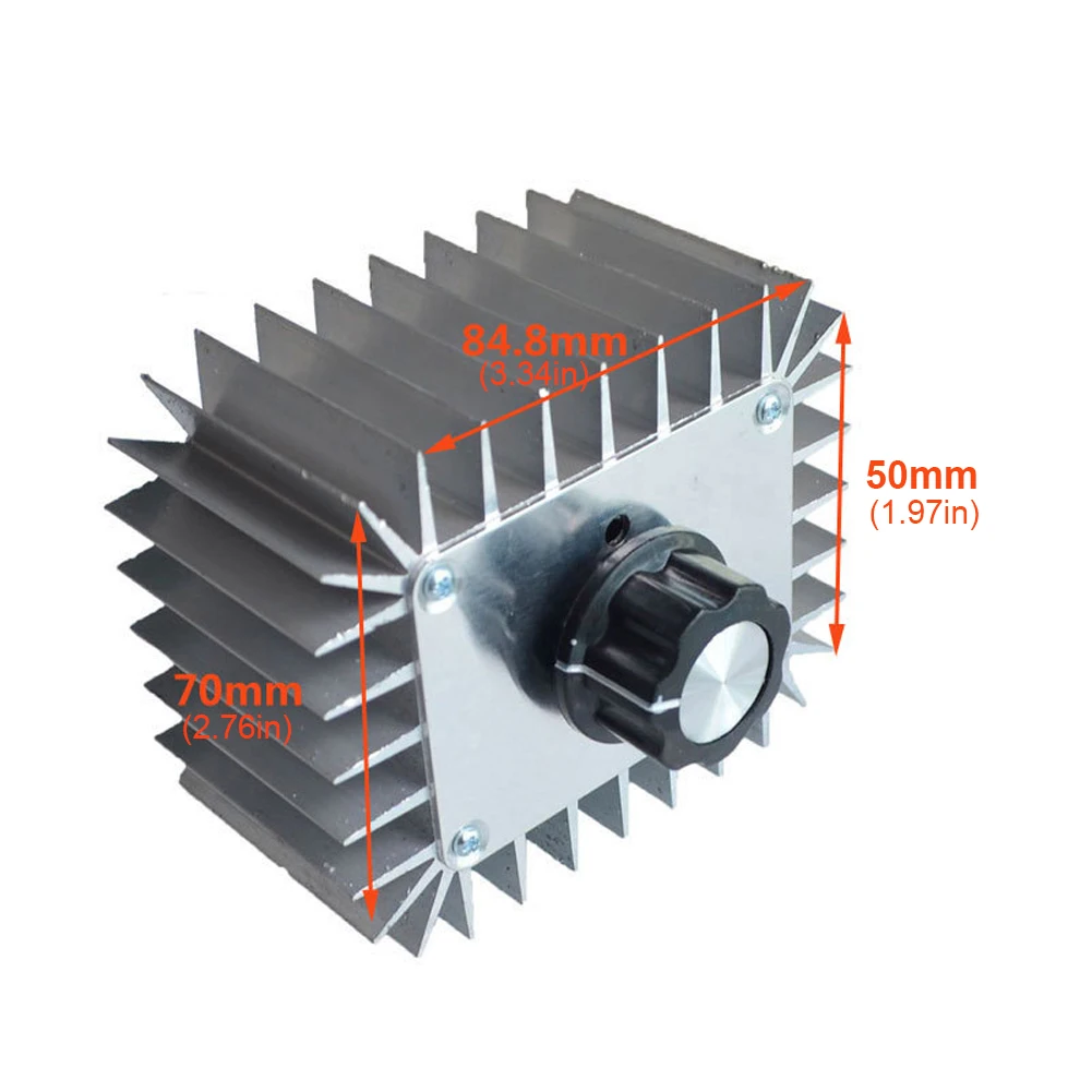 5000W 조명 디밍 디머 AC 220V 온도 조절기 조명 디머 조절 가능한 전력 고출력 전자 전압 조절기