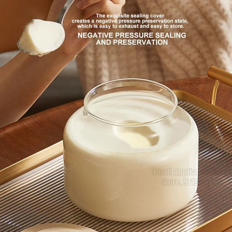 OIDIRE Yoghourt Machine Automatic Glass/Stainless Steel Liner Yogurt Maker Machine Home Yoghourt Container Mini Tank Appliances