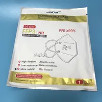 FFP3 masks 3D Protective Face Mask Eu Approved En 149 CE 0370 Respiratory Protection Individual Package  Disposable 7-layer 2