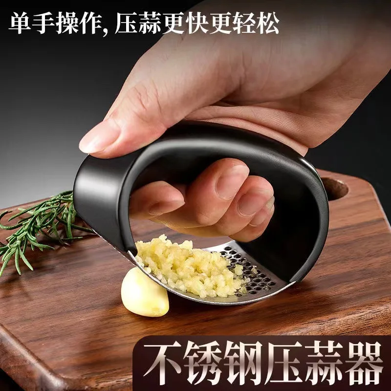 

Stainless Steel Garlic Squeezer Garlic Tool Chop Chopper Press Masher Garlick Press Garlic Chopper Peeling Garlic Professional