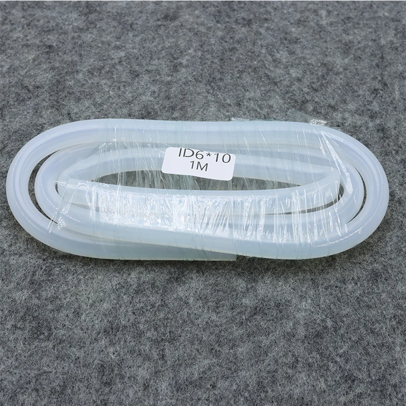 Premium Food Grade Flexible Silicone Rubber Tube - Clear, Transparent, Nontoxic, and Durable