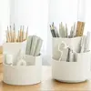 Household Plastic Pen Holder Rotatable Multifunctional Makeup Brush Organizer Box Large Capacity Stationery Box 3