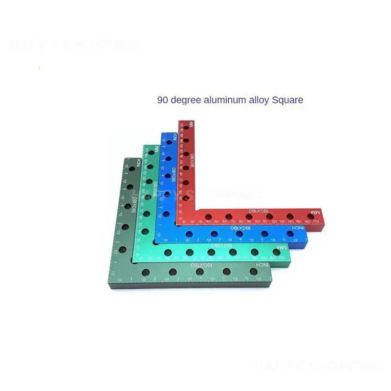 

Positioning Ruler Secure Different Holes Easy To Handle Multifunctional Beveled Edge Woodworking Accessories Woodworking Fixture