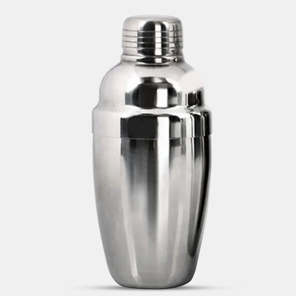 Cocktail Shaker Stainless Steel Cocktail Shaker Drinks Wine Maker Martini Mixer for Bar Home with Strainer 350ml