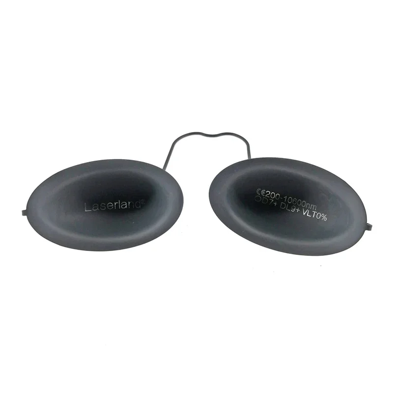 Stainless Steel Eyepatch Laser Safety Glasses for IPL Beauty Salon