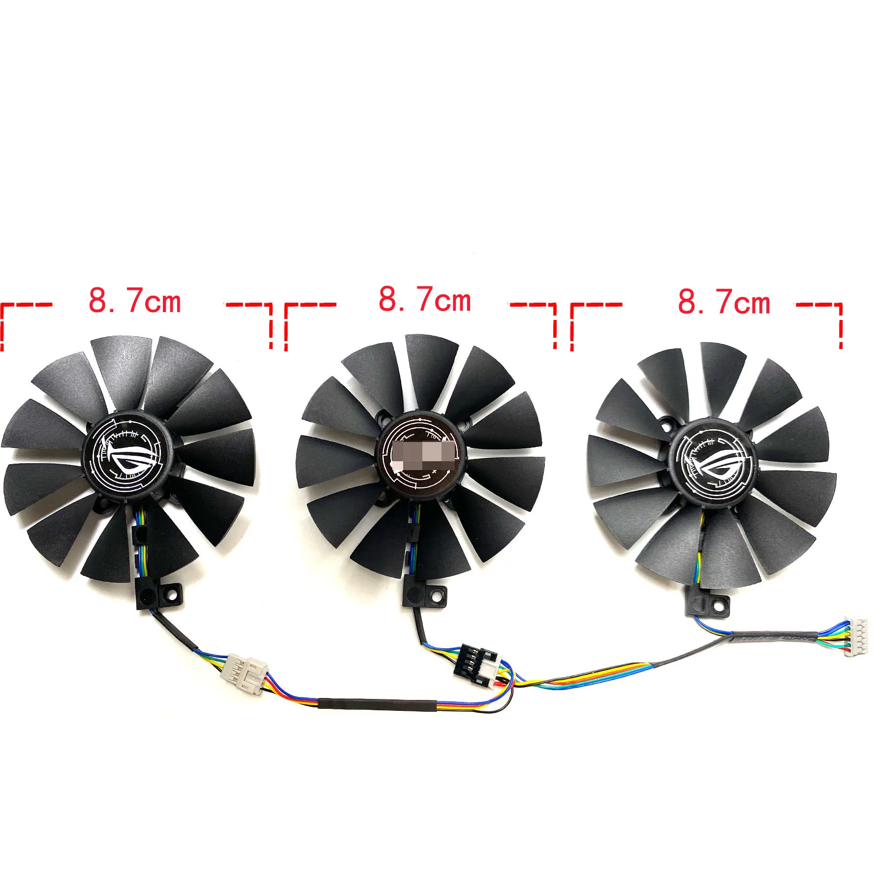 Asus Geforce Gtx1060 1070 1080 1080ti Rog Strix Ventilador de Substituição de Placa Gráfica Fdc10u12s9-c Fdc10h12s9-c Novo - Imagem 3