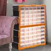 Drawer Parts Cabinet 60 Drawer Hardware Storage Organizer Easily Stackable Drawer Storage For Hardware Crafts For Garage 4