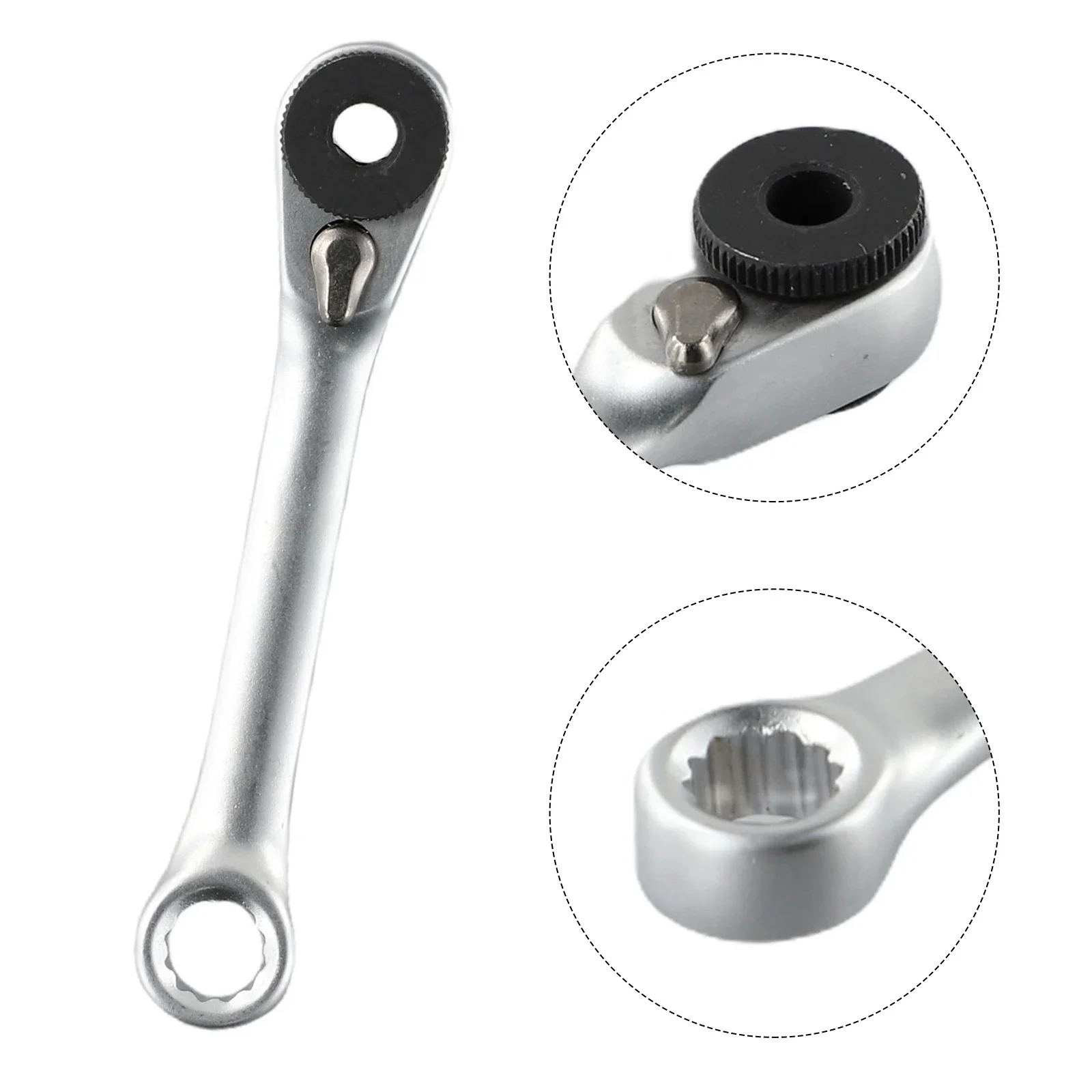 

Ratchet Wrench Wrench Hand Tools 1/4 Inch Double Headed Ratchet Wrench Repair Hand Tools Repair Tool Screwdriver Bit