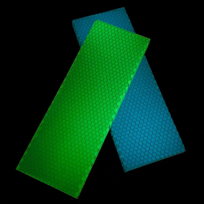 

Светящийся полимерный материал C-Tek для рукоятки ножей «сделай сам», материал для изготовления ручек из змеиной смолы с узором в виде сот, 2 шт.