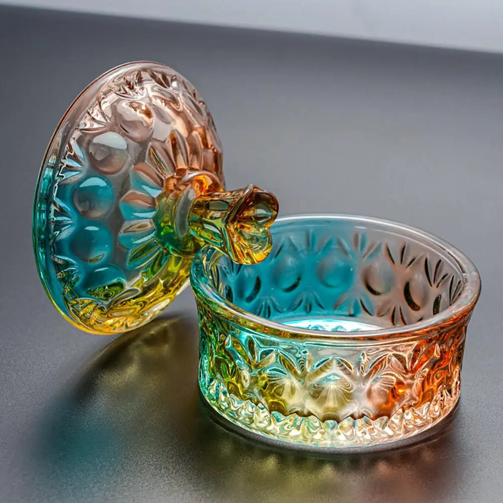 Nail Art Cup Delicate Nail Liquid Holder Multifunctional Exquisite Faux Crystal Nail Cup Nail Powder Dappen Dish Bowl for Home 5