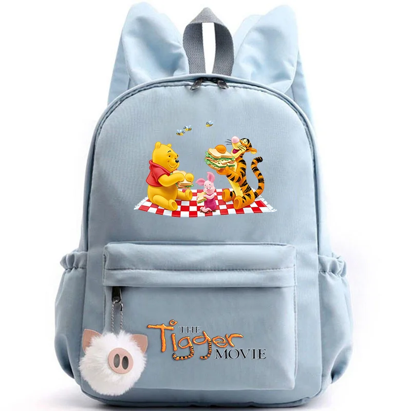 Cute Disney The Tigger Movie zaino per ragazze ragazzi adolescenti bambini zaino borse da scuola Casual zaini da viaggio Mochila