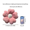 Soft Plush Daisy Flower Throw Pillow - Cozy Decorative Cushion for Bed & Sofa, White/Pink, Adorable Floral Desig 4