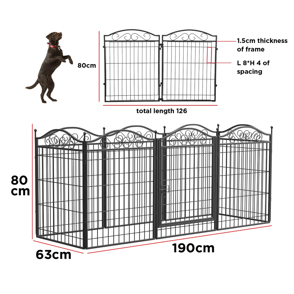 Recinzione Per Cani 8 Pannelli 80x75 Cm Recinzione Esterna Per Animali Trixie – 8 Pannelli 80x75 Cm, Rete Di Protezione, Con Porta E Possibilità Di Espansione Recinzione Per Cani 8 Pannelli 80x75 Cm Recinzione Esterna Per Animali Trixie – 8 Pannelli 80x75 Cm, Rete Di Protezione, Con Porta E Possibilità Di Espansione